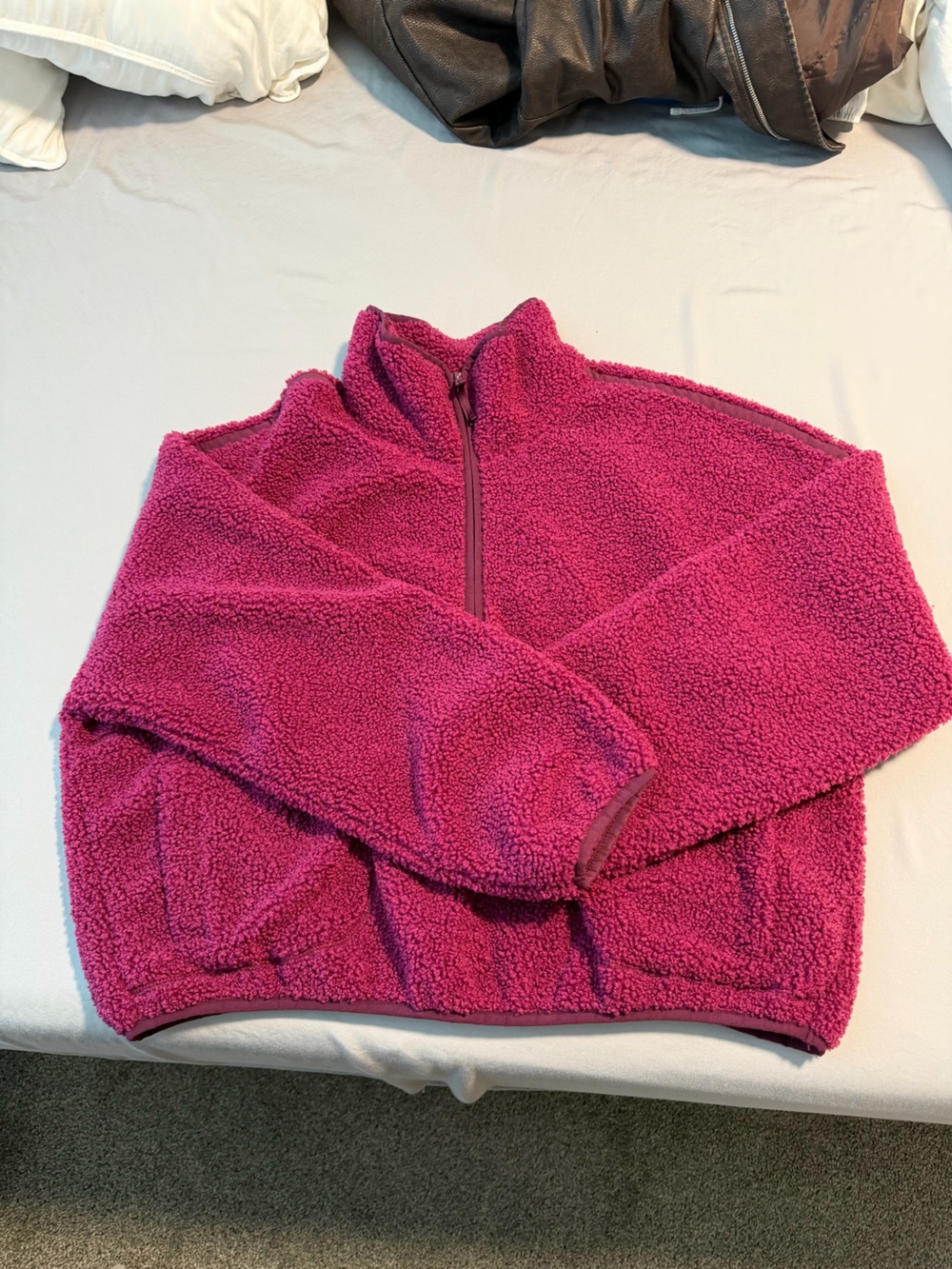 Old navy fleece quarter zip